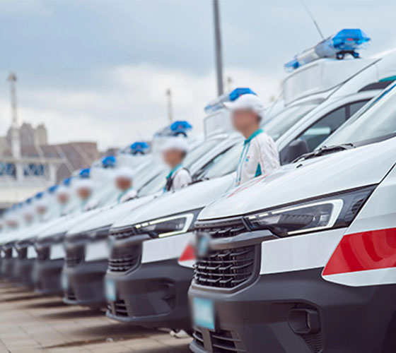 赵县服务车队展示